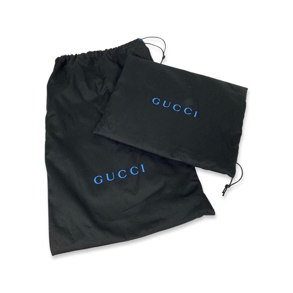 Gucci Ghost Red White and Navy High Top Leather Sneakers - Picture 15 of 16